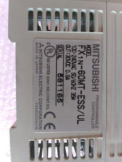 Used Mitsubishi FX1N-60MT-ESS/UL Programmable Controller