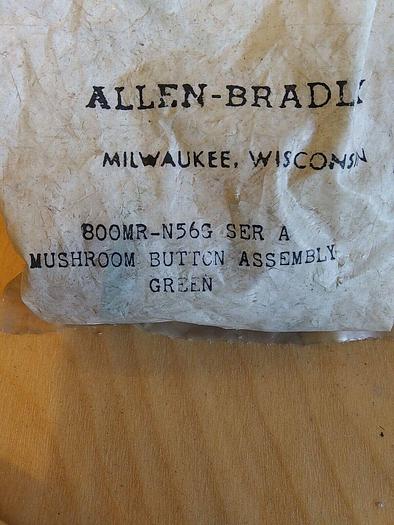 Allen Bradley 800MR-N56G Series A Mushroom Button Green Non-illuminated