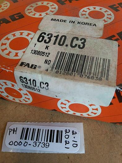 FAG Y-HB 6310 C3 Deep Grove Ball Bearing