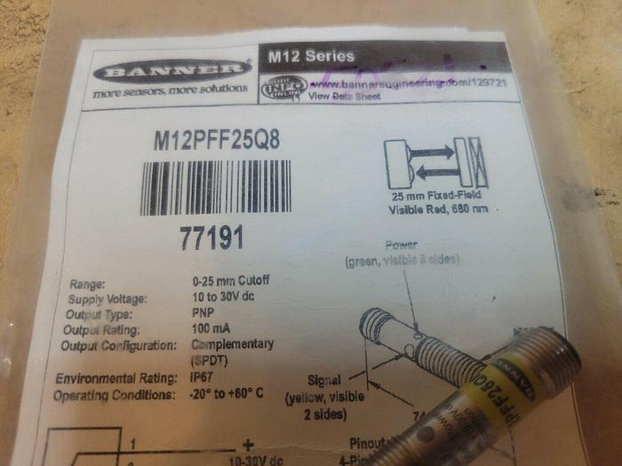 Banner M11PFF25Q8 / 77191