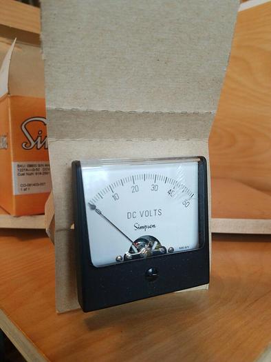 Simpson 09600, 1227A 0-50 DCV **See pictures!