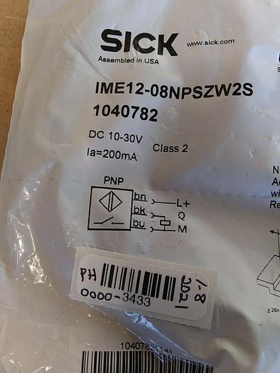 IME12-08NPSZW2S SICK Proximity Sensor