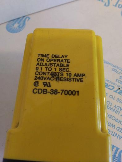 Used Potter & Brumfield CDB-38-70001 Time Delay Relay