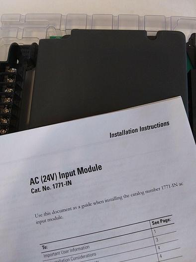 Allen Bradley 1771IN AC Input Module