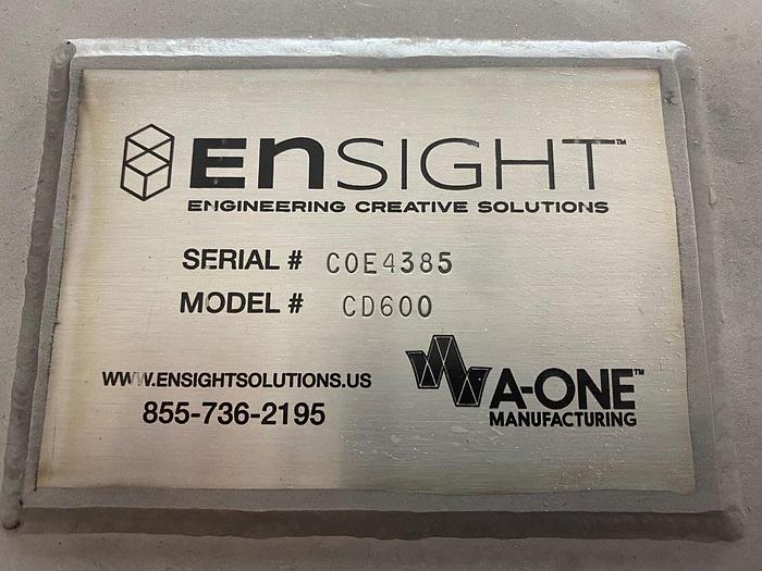 Used Ensight CD600 Portable Cart Dumper