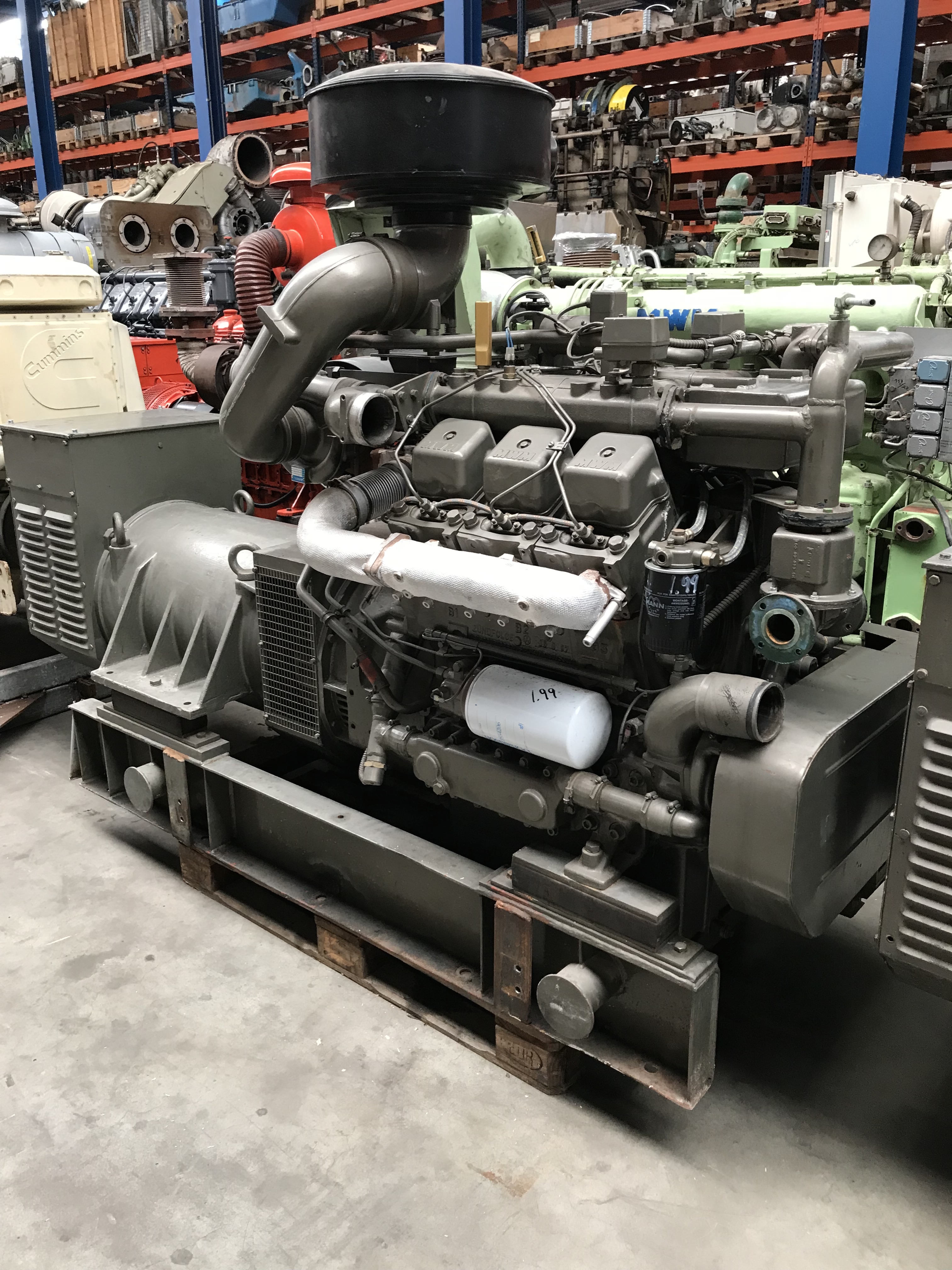 Used 1988 MWM TBD 234-V6 / A.VAN KAICK GEN.SET 250 KVA