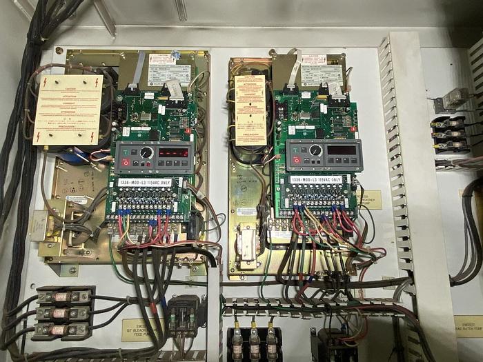 Used ALLEN BRADLEY 1336 5 HP 10 HP 15 HP 30 HP AND 40 HP VFDS