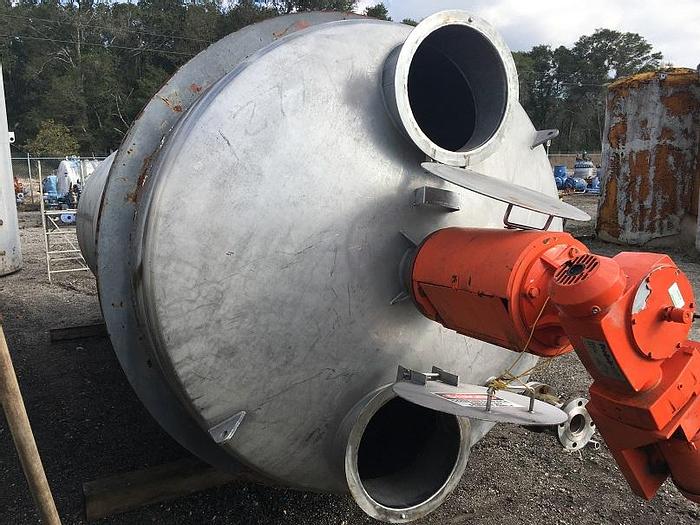 Used 4,000 GALLON MIX TANK – 2 HP – T-304 S/S (#9715)