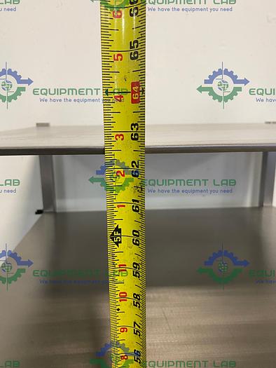 Used 32" W x 30" D x 62" H Stainless Steel Five Tier Rolling Cart