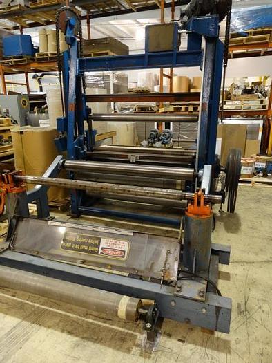 Used 55" USED CAMERON 10 TWO DRUM SLITTER REWINDER