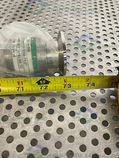 Sani Tech  STHT-R-HD-0750 96" Silicone Hose w/ 1" Sanitary Fitting