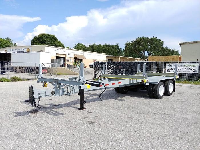 Used 2012 Brooks Brothers PTB112-15KE TA Extendable Pole Trailer - 74360