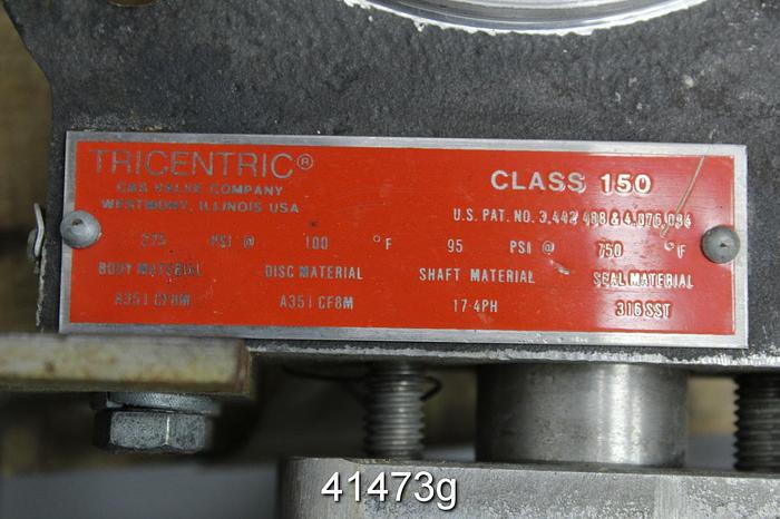 Used Tricentric Ansi 150 3" Butterfly Valve #41473
