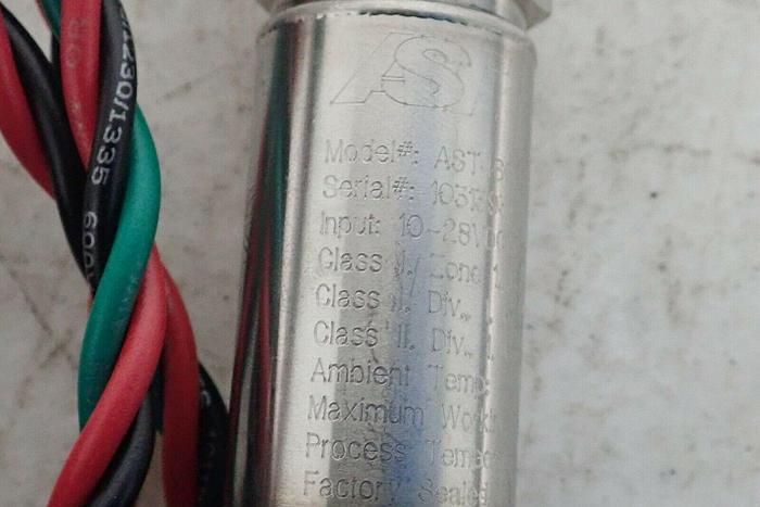 Used American Sensor Technologies AST4600A03000P4U4000 Transducer