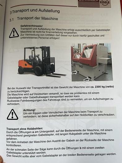 Used HOCHLEISTUNGS KREISSÄGE BEHRINGER-EISELE