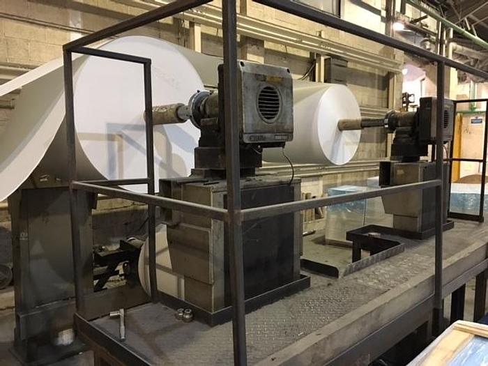 Used 55" (1.40M) SHM SHEETER FOUR UNWIND STANDS MAX 600 GSM