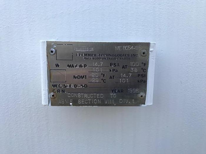 D'occasion USED 13 200 GALLON TANK, CARBON STEEL, HORIZONTAL