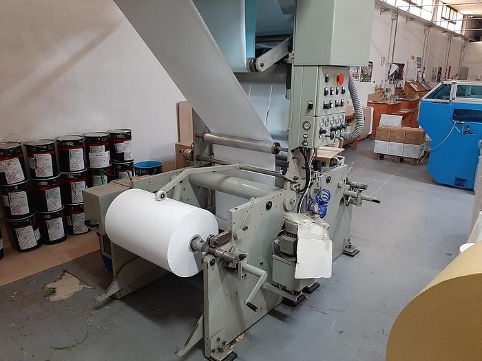 Used 2005  CAVALLERI CT8 SHEETER (850 mm) & 2005  MANZONI TC 504 FLEXO 4 COL. (600mm) FLEXO !FOR SALE TOGHETER!