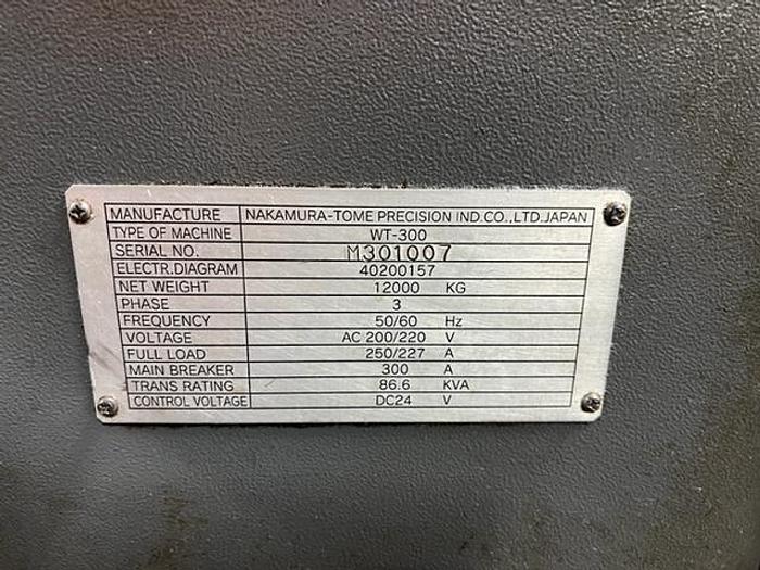 Used 2005 NAKAMURA-TOME WT-300