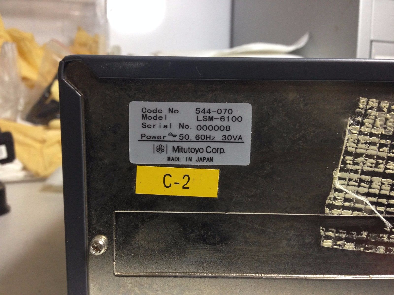 Used Mitutoyo Laser Scan Micrometer MITUTOYO LSM-6100 Code 544-070