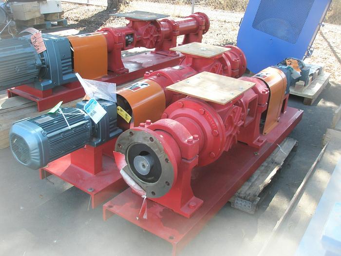 Used Pump, Moyno, 10 HP, 8", C/st, Progressive Cavity, Roper #S737637