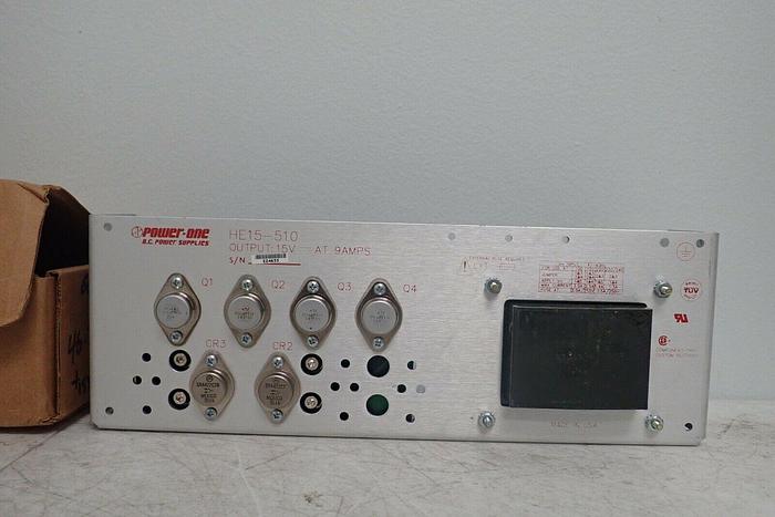 Used Power-One Model HE15-510 DC Power Supplies