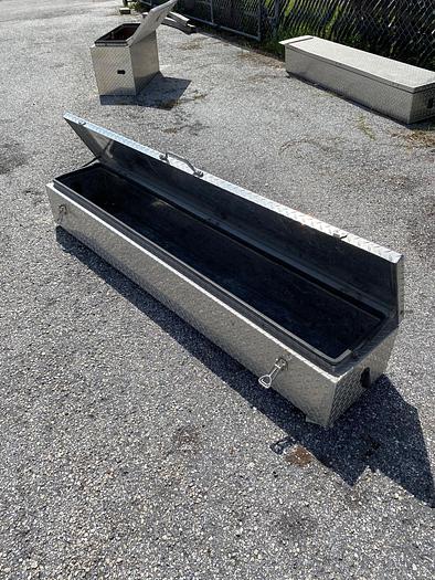 Used Tool Box 78x15x11 Aluminum Top Open - Box2
