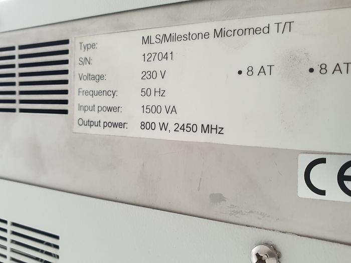 Used Milestone RHS-1 Microwave Vacuum Histoprocessor