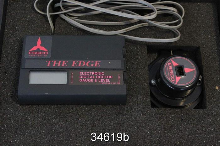 Used Essco "The Edge" Electronic Digital Doctor Guage and Level #34619