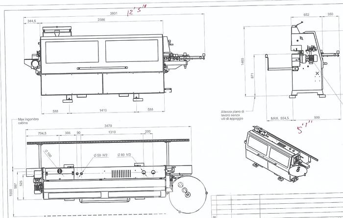 Used 2017 SCMI Olimpic K360 Edgebander
