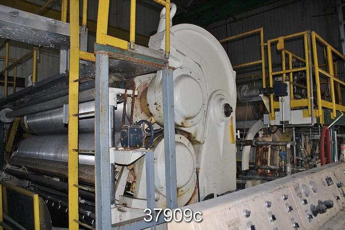 Used Kamyr 136" Cylinder Type Wetlap Machine #37909