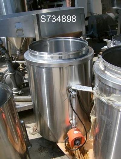 Used Tank, 25 Gallon, Stainless Steel, 18" x 24", Chromolox Heater, #S734898