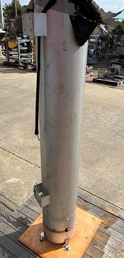 Used Tank, 30 Gallon, 316L Stainless Steel, 100 PSI, DT/DB, Alloy Products #S744749