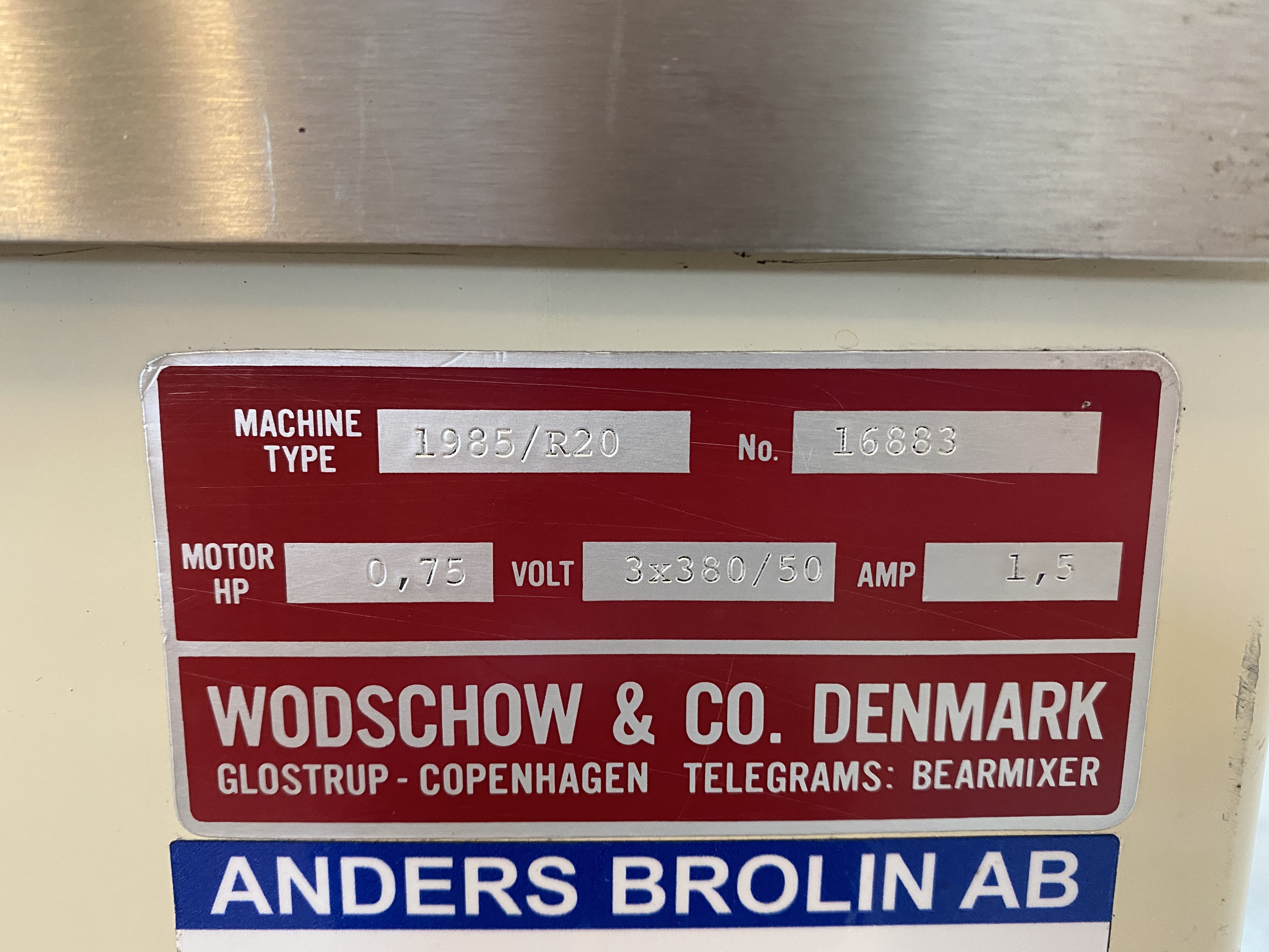 Begagnad 1985 Varimixer Björn #1512