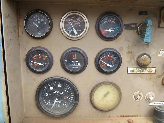 Used 1995 LeRoi EQ1600DK Air Compressor & CAT 3406C Diesel Engine