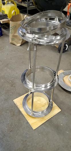 Used Azo Model E-650C Centrifugal Sifter (#9303)