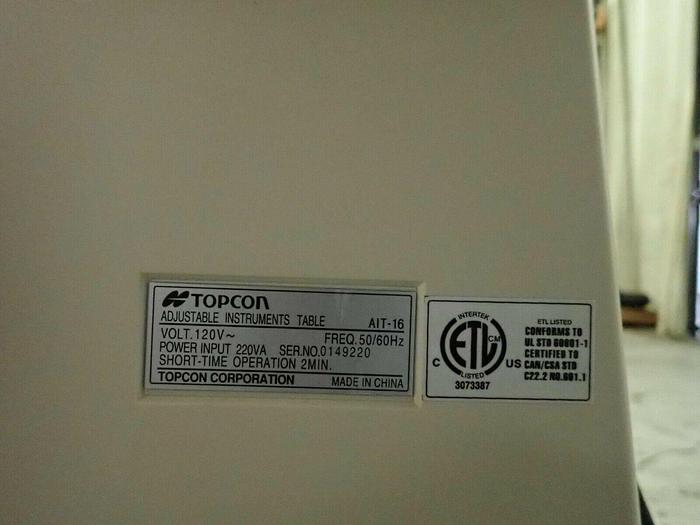 Used Canon RK-F1 Full Autorefractor-Keratometer w/ Topcon AIT-16 Adjustable Table