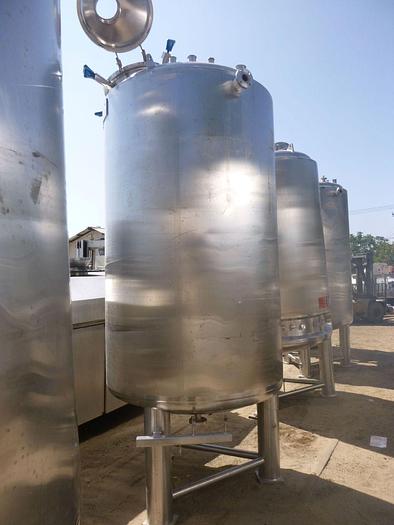 Used Reactor, 660 Gallon, 316L S/st, Jkt, 50 PSI, Precision A #S744207