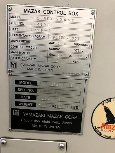 Usato CENTRO MULTITASKING MAZAK INTEGREX 200S