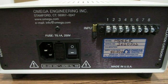 Used Omega MSDi8 Series  1-Channel Benchtop Thermometer