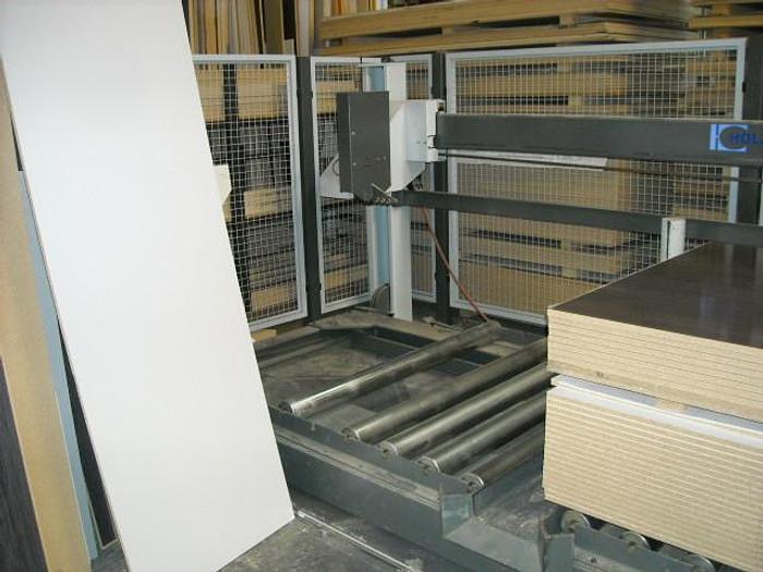 Used Holzma Econo Optilift Model HEE38/16Charging system with rollers and control