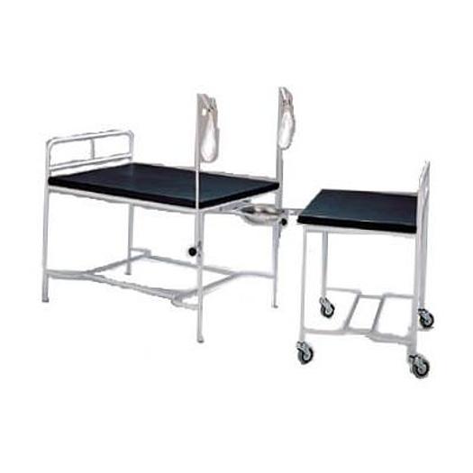 DELIVERY TABLE WITH MOVABLE FRONT SECTION