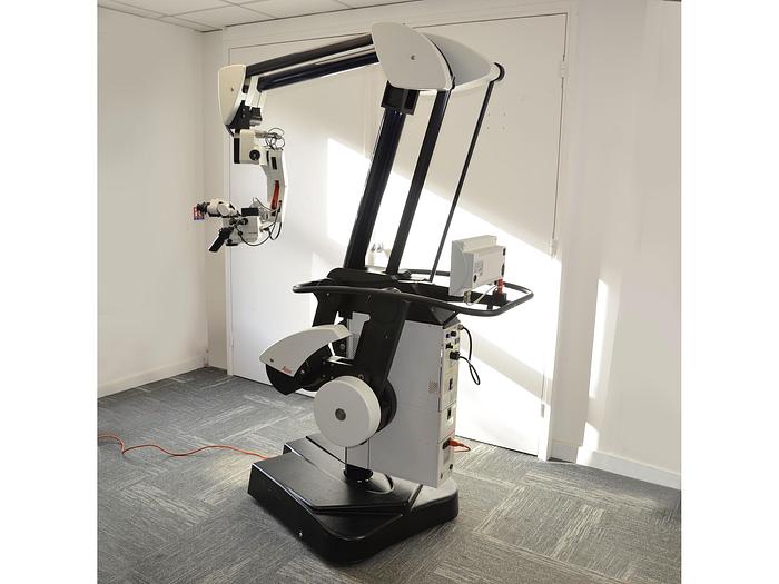 Used LEICA M500-N NEUROSURGICAL OPERATING MICROSCOPE