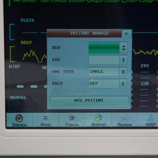 MULTIPARAMETER VETERINARY MONITOR TOVA-VET18
