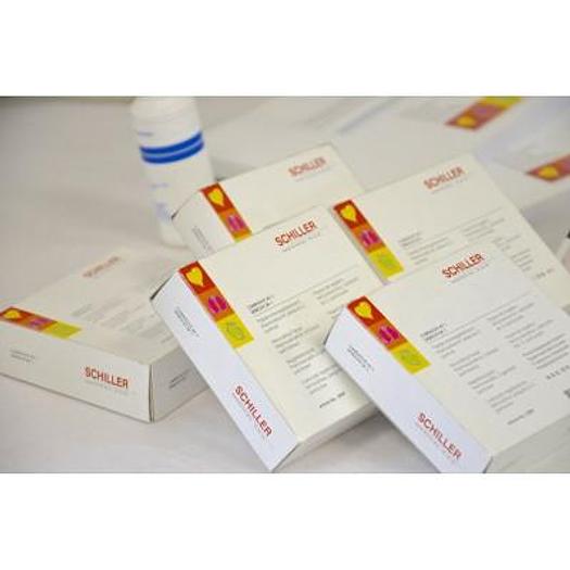 Used SCHILLER AT1 3-CHANNEL ECG WITH ECG ELECTRODE BELT AND PATIENT CABLE