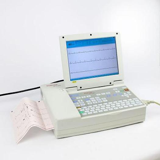 Used ECG SCHILLER AT-10 PLUS WITH LEADS