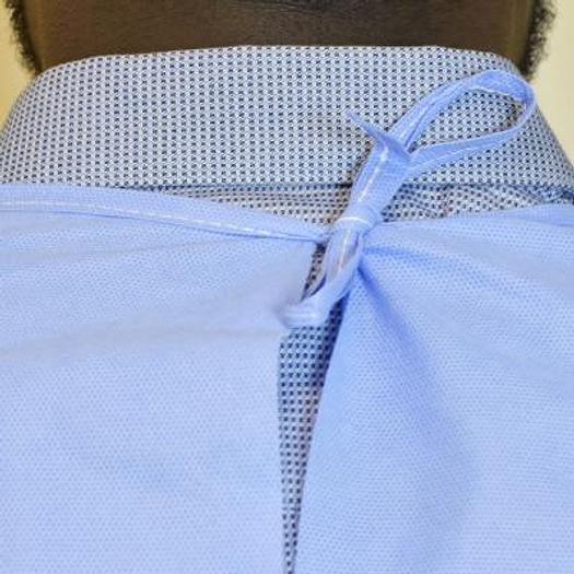 LOT OF 100 MICROFIBER SURGEON JACKETS, 60 g/m2, NON-WEAVED, STERILE