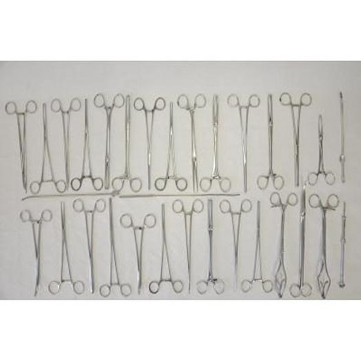 Used BOX OF INSTRUMENTS FOR GYNECOLOGY