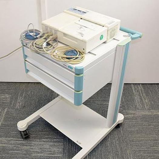 Used PHILIPS SERIES 50 A TOCOCARDIOGRAPH WITH 2 CARDIO PROBES (TWIN) AND A UTERINE CONTRACTION PROBE