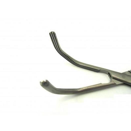 PINCE CLAMP DE PRICE THOMAS A BRONCHES S/G 22CM (PRICE THOMAS'S CLAMP FORCEPS HAS BRONCHI NO TEETH 22CM)